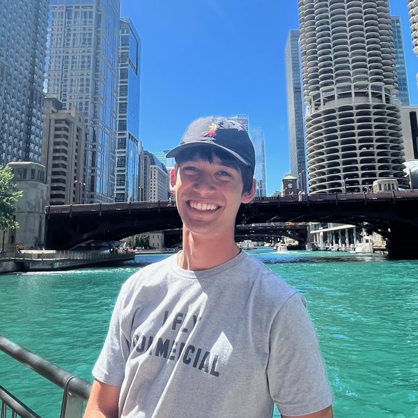 David Moran on the Chicago Riverwalk